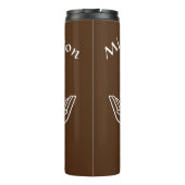 Lotus Flower Thermal Tumbler Thermosbeker (Achterkant)