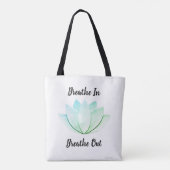Lotus Flower Tote Bag (Achterkant)