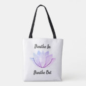 Lotus Flower Tote Bag (Achterkant)