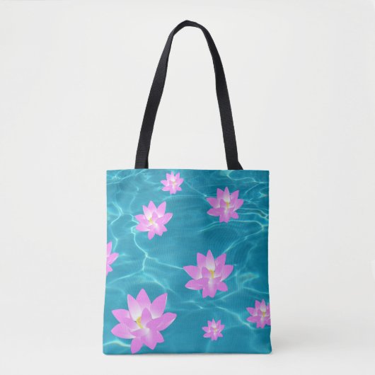 Lotus Flower Tote Bag (Voorkant)