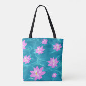 Lotus Flower Tote Bag (Achterkant)