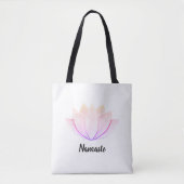 Lotus Flower Tote Bag (Voorkant)