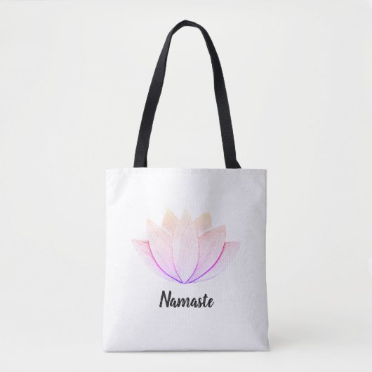 Lotus Flower Tote Bag (Voorkant)