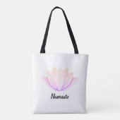 Lotus Flower Tote Bag (Achterkant)