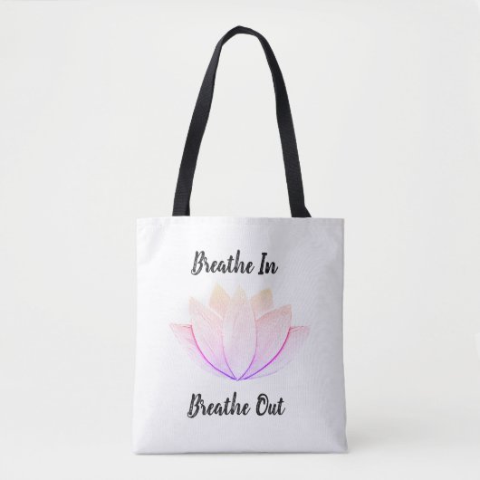 Lotus Flower Tote Bag (Voorkant)