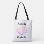 Lotus Flower Tote Bag (Achterkant)