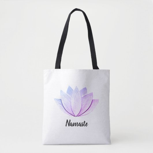 Lotus Flower Tote Bag (Voorkant)