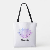 Lotus Flower Tote Bag (Achterkant)
