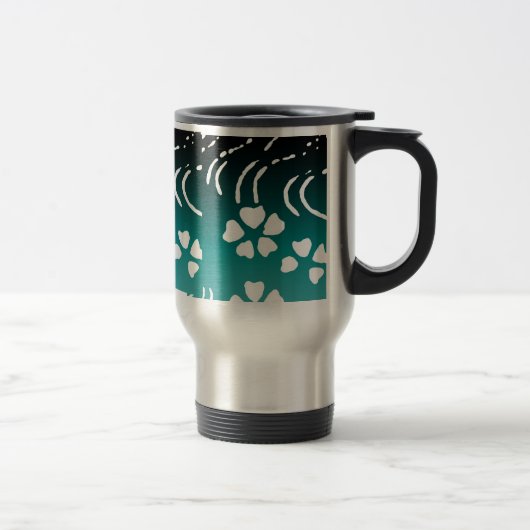 Lotus Flower Travel Mugs van Janz Reisbeker (Rechts)