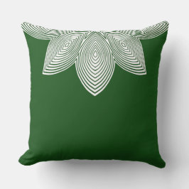 Lotus Flower Tribal Lumbar Kussen