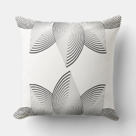 Lotus Flower Tribal Lumbar Kussen