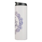 Lotus Flower Tumbler Thermosbeker (Geroteerd rechts)