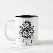 Lotus Flower Tweekleurige Koffiemok (Links)