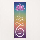 Lotus Flower Unalome Yogamat (Voorkant)