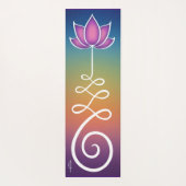 Lotus Flower Unalome Yogamat (Achterkant)