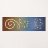 Lotus Flower Unalome Yogamat (Voorkant (horizontaal))