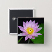Lotus Flower Vierkante Button 5,1 Cm (Voorkant /achterkant)