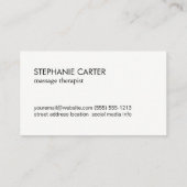 Lotus Flower Visitekaartje (Achterkant)