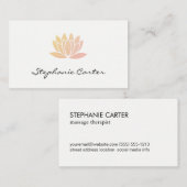 Lotus Flower Visitekaartje (Voorkant / Achterkant)