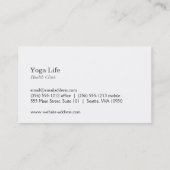 Lotus Flower Visitekaartje (Achterkant)