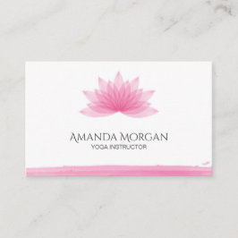Lotus flower visitekaartje