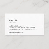 Lotus Flower Visitekaartje (Achterkant)