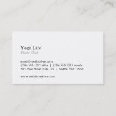 Lotus Flower Visitekaartje (Achterkant)