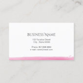 Lotus flower visitekaartje (Achterkant)