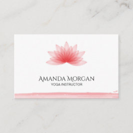 Lotus flower visitekaartje
