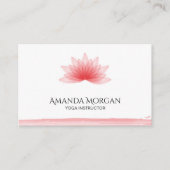 Lotus flower visitekaartje (Voorkant)