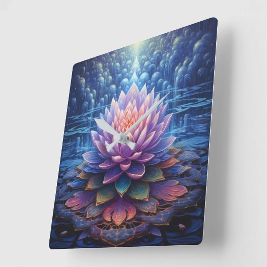 Lotus Flower Wall klok (Hoek)