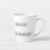 Lotus flower watercolor latte mok (Rechts)