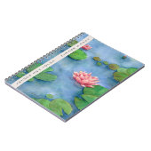 Lotus Flower Watercolor Notitieboek (Linkerzijde)