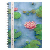 Lotus Flower Watercolor Notitieboek (Voorkant)