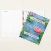 Lotus flower watercolor planner (Display)