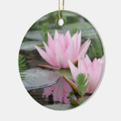 Lotus Flower/Waterlily Keramisch Ornament (Links)