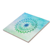 Lotus Flower Waterverf Beach Art Healing Yoga Tegeltje (Zijkant)