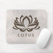 Lotus Flower Waterverf Healing Yoga Holistic Muismat (Met muis)