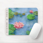 Lotus Flower waterverf Muismat (Met muis)