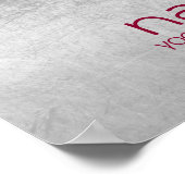 Lotus Flower Waterverf Namaste Yoga Meditation Poster (Hoek)