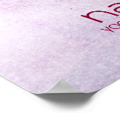 Lotus Flower Waterverf Namaste Yoga Meditation Poster (Hoek)