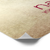 Lotus Flower Waterverf Paars Yoga Meditation Poster (Hoek)