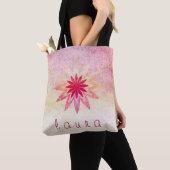 Lotus Flower Waterverf Wedding Bride Tote Bag (Dichtbij)