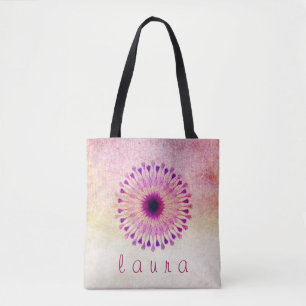 Lotus Flower Waterverf Wedding Bride Tote Bag