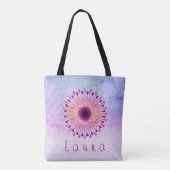 Lotus Flower Waterverf Wedding Bride Tote Bag (Achterkant)