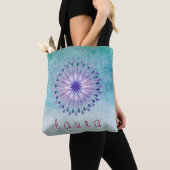 Lotus Flower Waterverf Wedding Bride Tote Bag (Dichtbij)