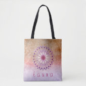 Lotus Flower Waterverf Wedding Bride Tote Bag (Voorkant)