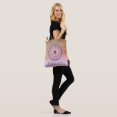 Lotus Flower Waterverf Wedding Bride Tote Bag (Op model)