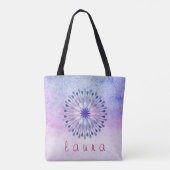 Lotus Flower Waterverf Wedding Bride Tote Bag (Achterkant)