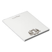 Lotus Flower Yoga Instructor Holistic Classic Notitieblok (Schuin)